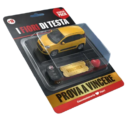 I Fiori di Testa — Blister Pack con Fiat Panda